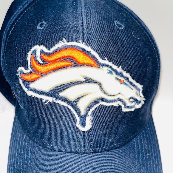 47 Brand NFL Denver Broncos Adjustable Hat Navy OSFA Sports Football Athlete - Picture 4 of 8